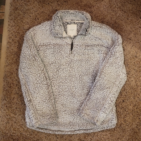 Thread & Supply Wubby Fleece Pullover S Ivory - Picture 3 of 5